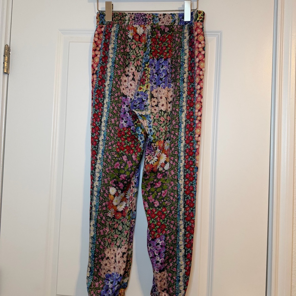 Johnny Was Silk Patchwork Jogger - image 4